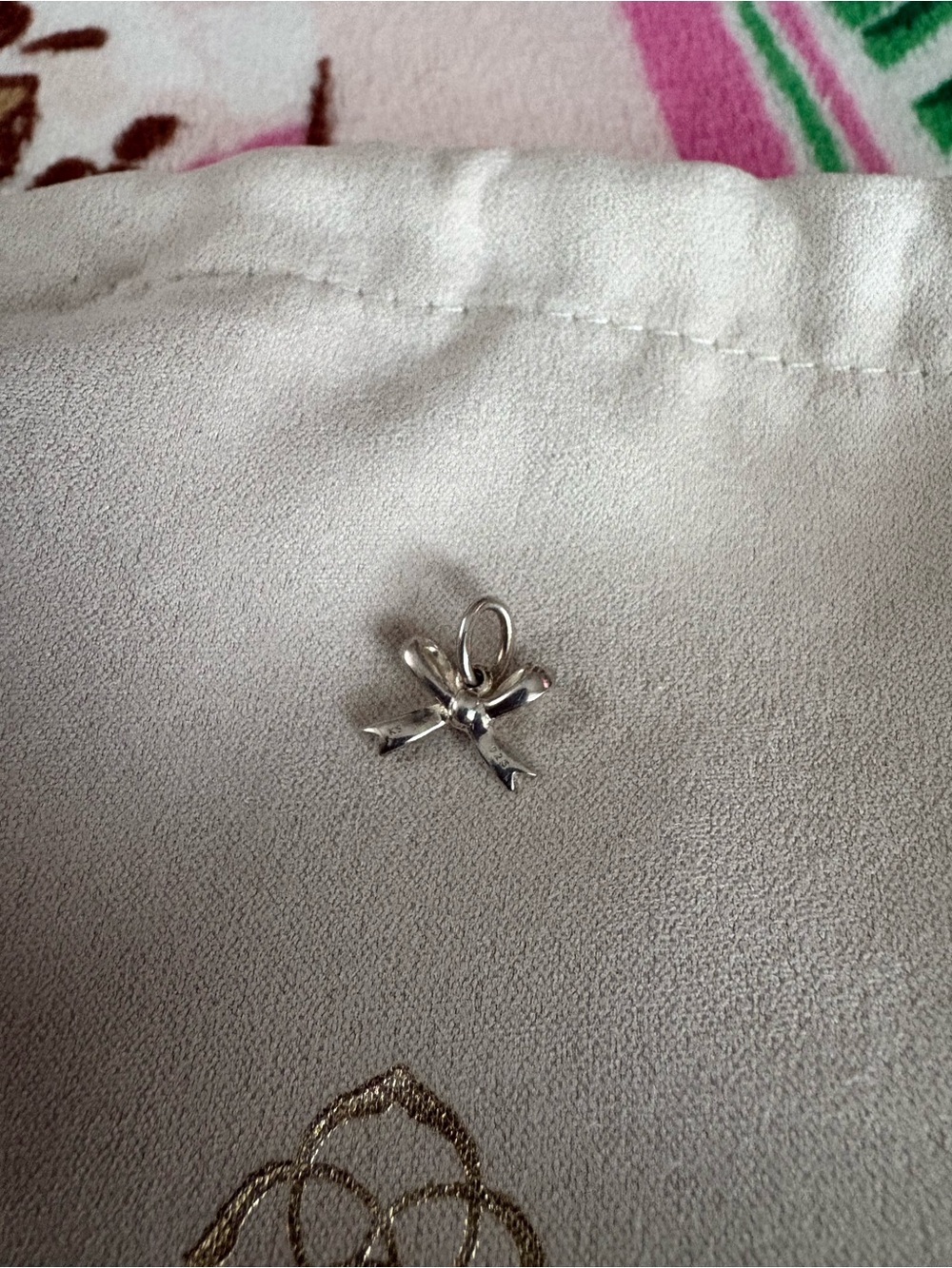 Kendra Scott Bow Accent Charm Sterling Silver